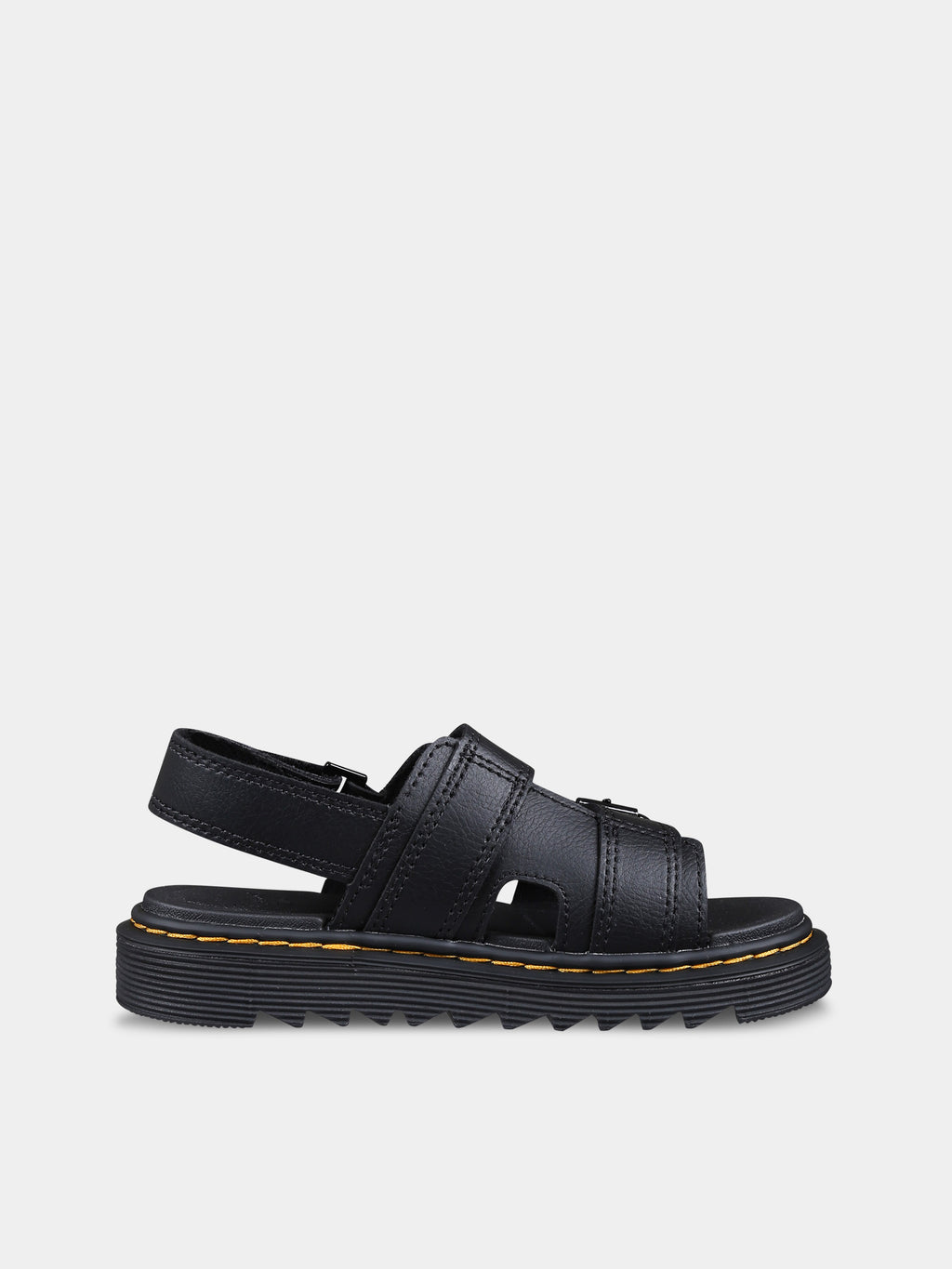 Black Varel J sandals for kids